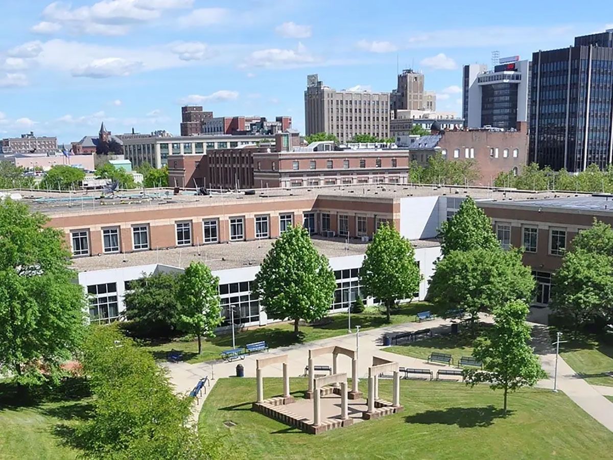 Overhead view of the Housatonic Campus